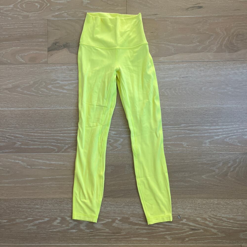 Lululemon Align High-Rise Leggings 25" Neon Yellow
